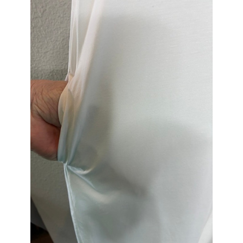 Organic John Patrick White Tank Maxi Dress Xs Slim Bodycon Stretch Minimalist — image 4 of 8